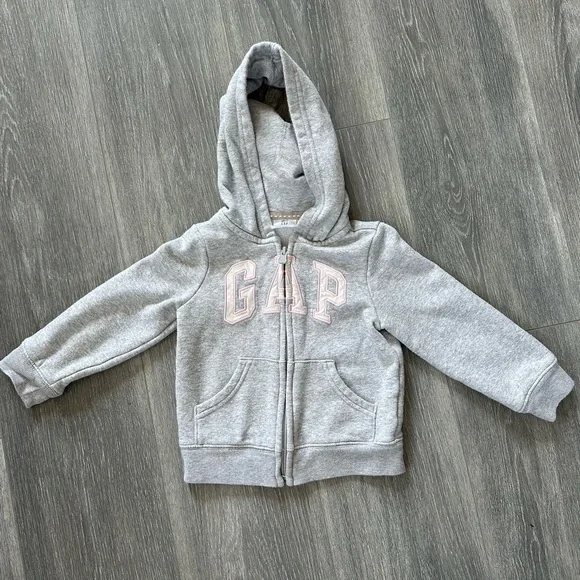 Gap 2T Toddler Logo Zip Hoodie - Picture 1 of 6